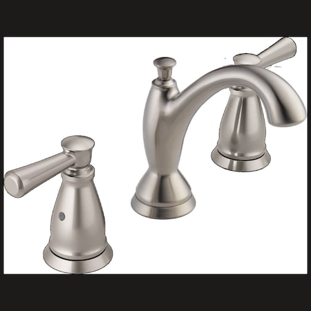 Delta Linden Traditional Two Handle Widespread Bathroom Faucet 3593-SSMPU-DST